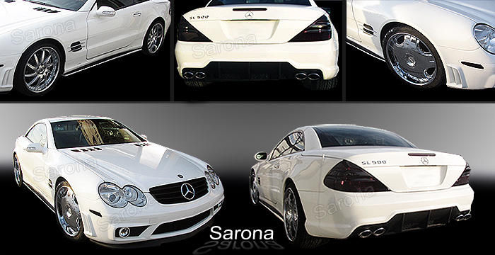 Custom Mercedes SL  Convertible Body Kit (2003 - 2007) - $1790.00 (Manufacturer Sarona, Part #MB-089-KT)